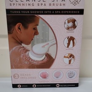 Finishing Touch Flawless Cleanse SPA Spinning Spa Brush-NIB
